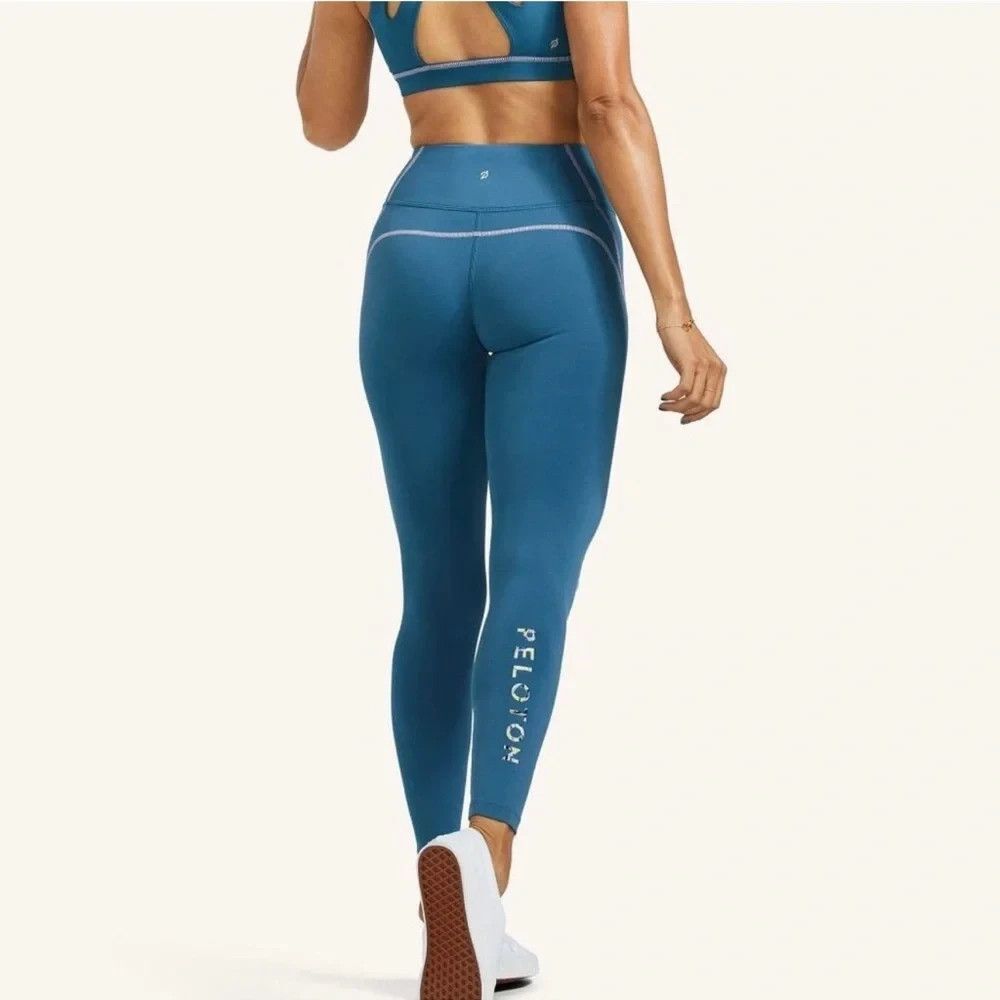 PELOTON Move Mission Legging, Women's 1X, Blue, Running, Spin, New! Retail $82